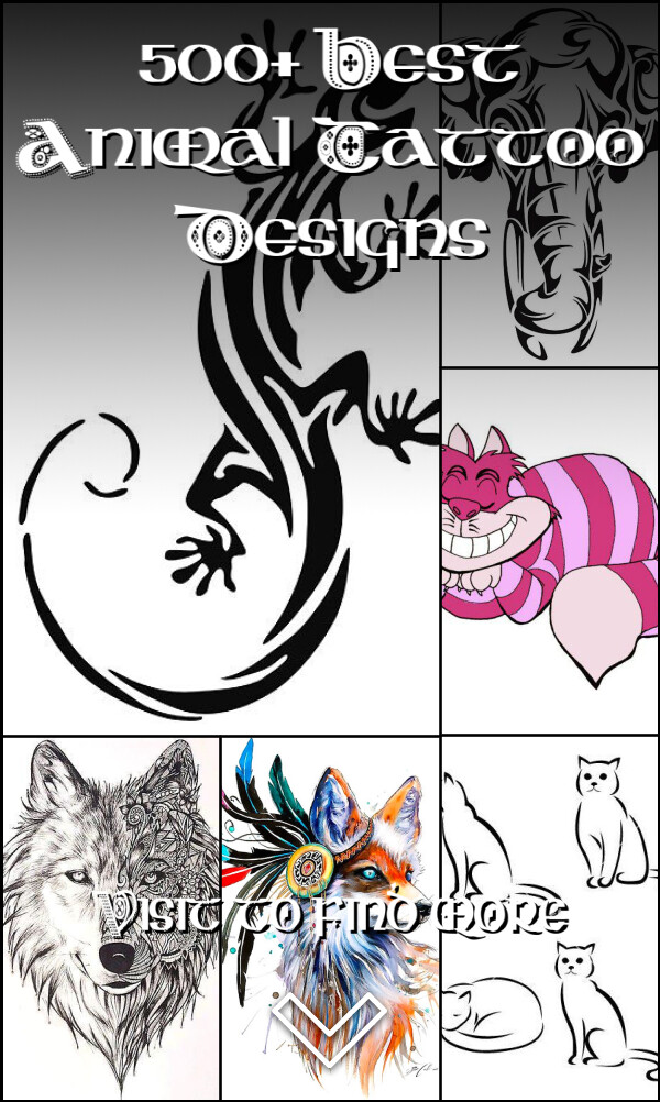 500+ Best Animal Tattoo Designs