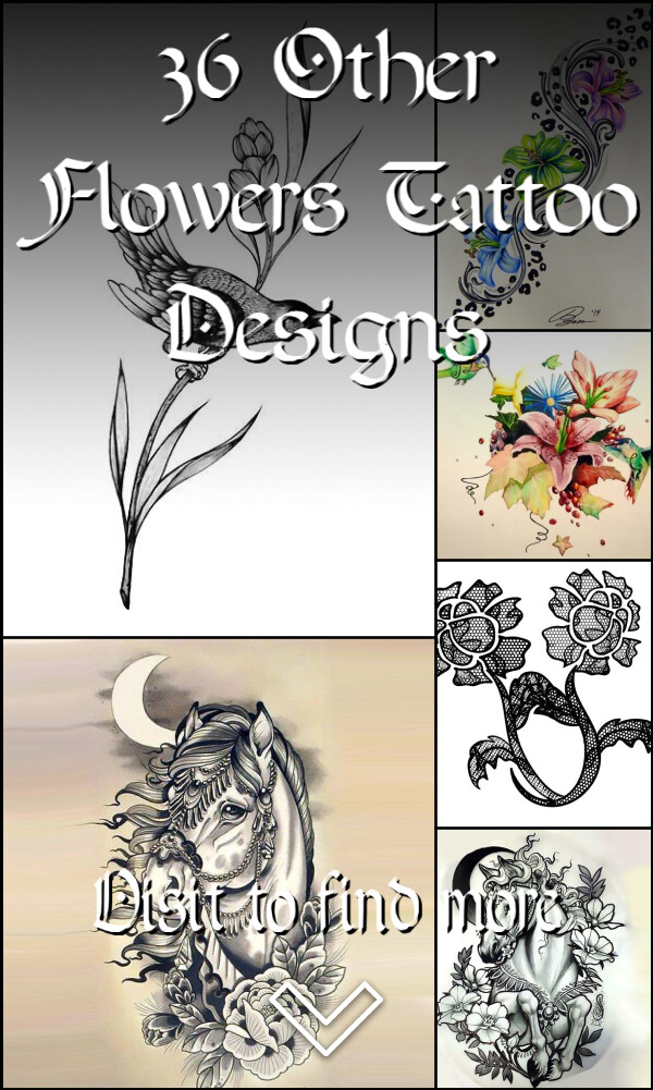 36 Other Flowers Tattoo Designs