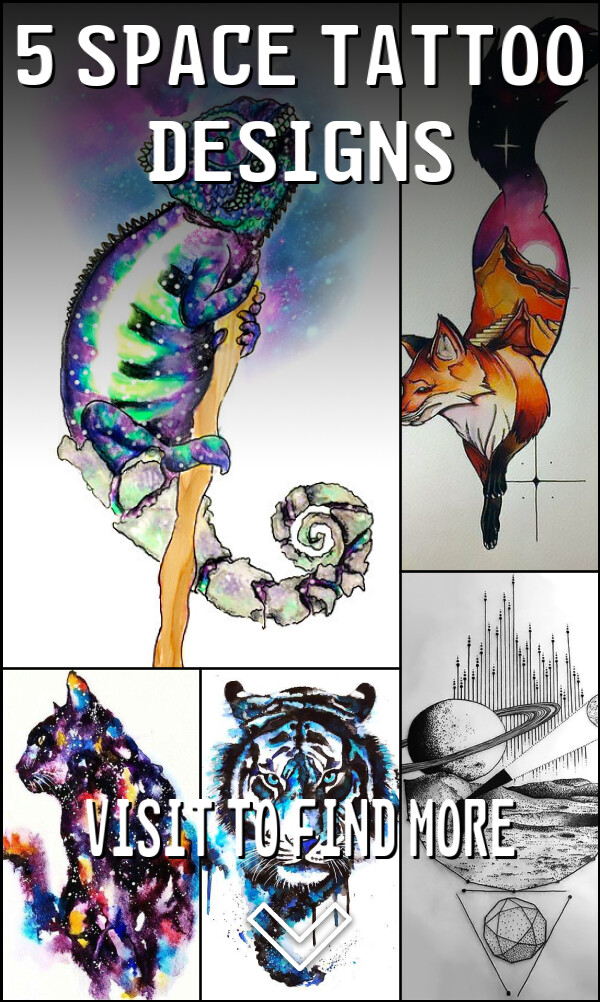 5 Space Tattoo Designs