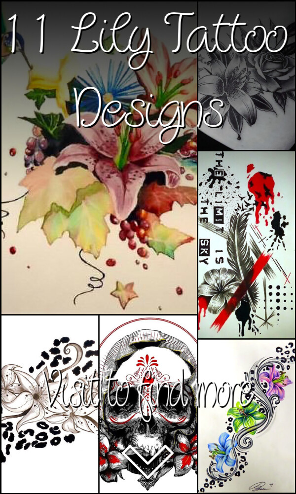 11 Lily Tattoo Designs