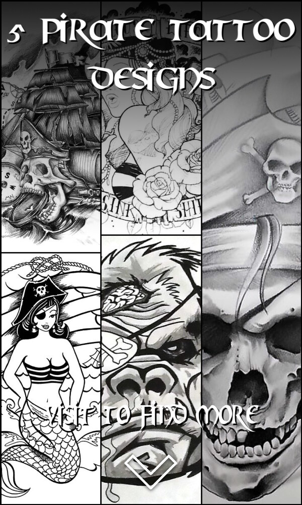 5 Pirate Tattoo Designs