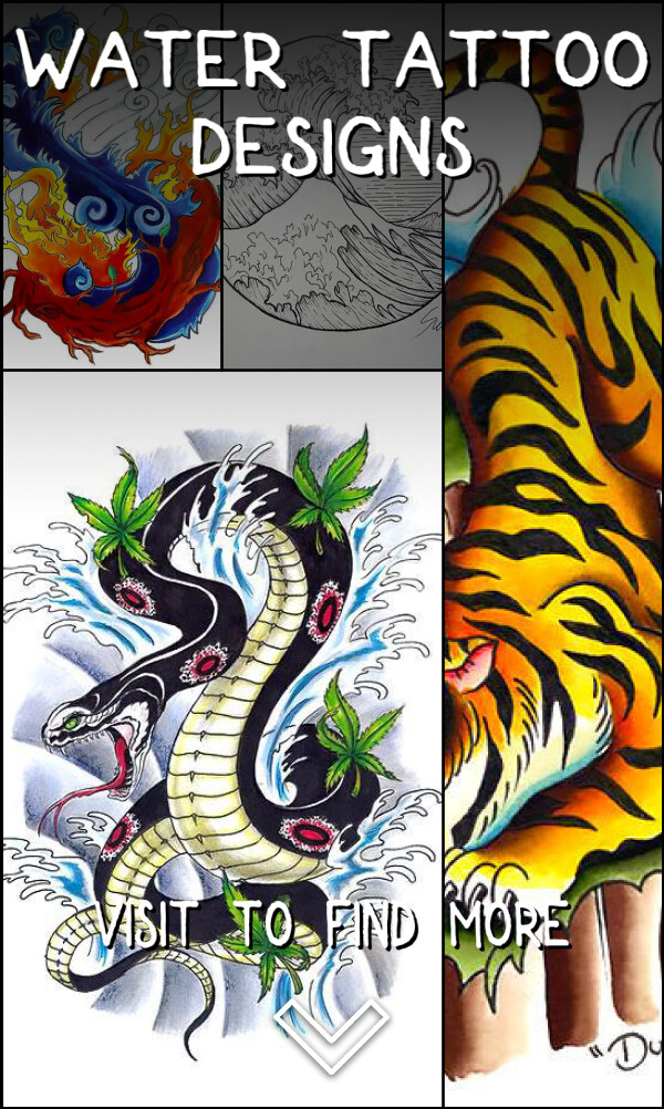 4 Water Tattoo Designs