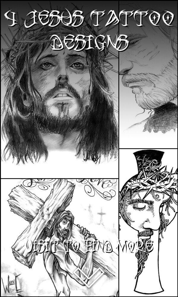 4 Jesus Tattoo Designs