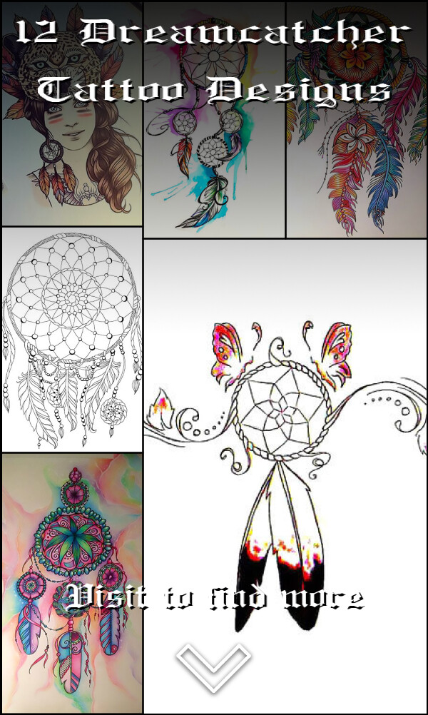 12 Dreamcatcher Tattoo Designs