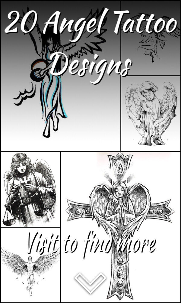 20 Angel Tattoo Designs