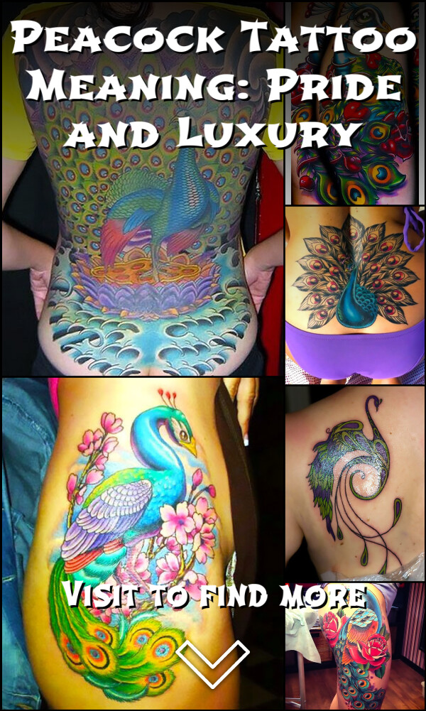 Peacock Tattoo Meaning: Pride and Luxury