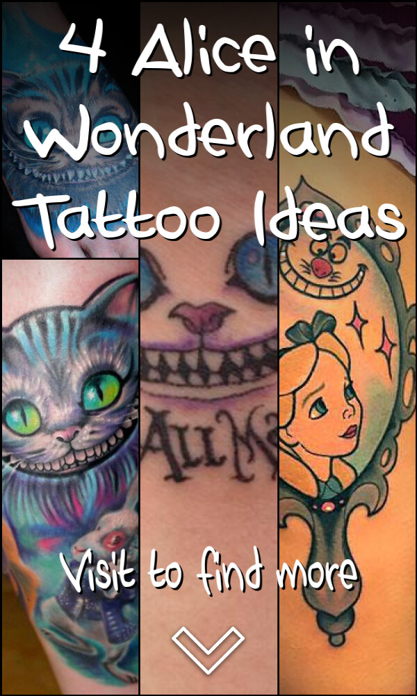 4 Alice in Wonderland Tattoo Ideas