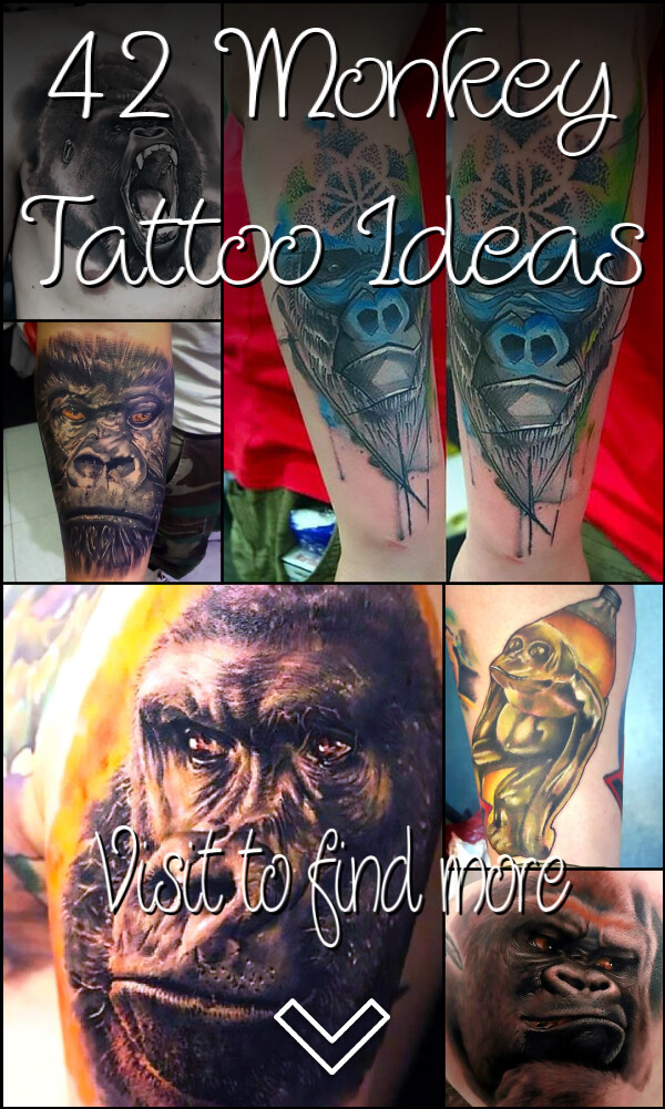 42 Monkey Tattoo Ideas