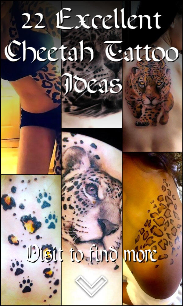 22 Excellent Cheetah Tattoo Ideas