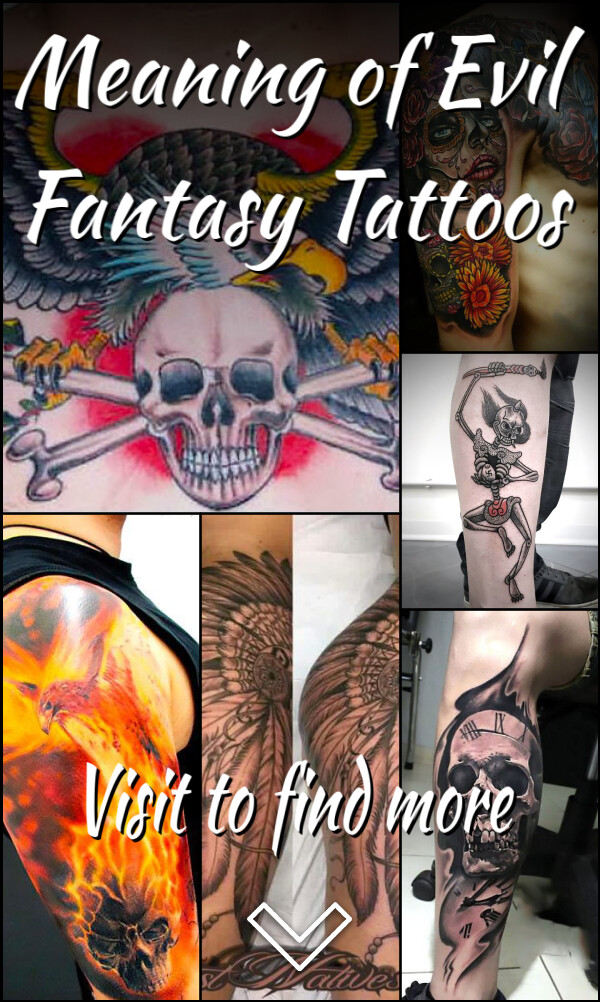 Meaning of Evil Fantasy Tattoos