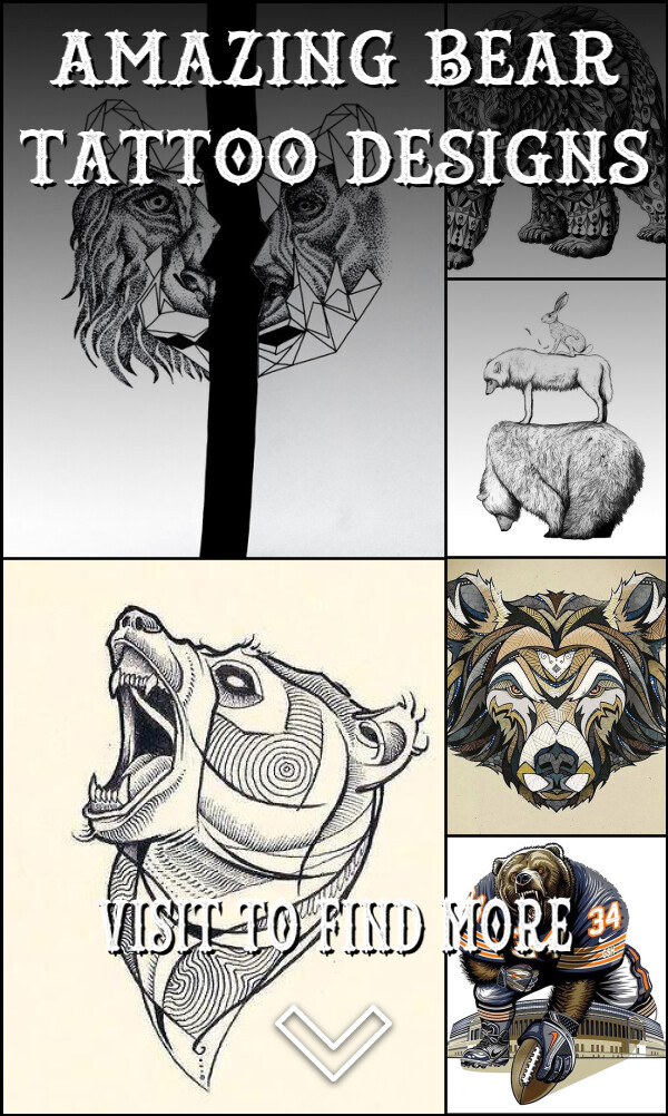 60 Amazing Bear Tattoo Designs