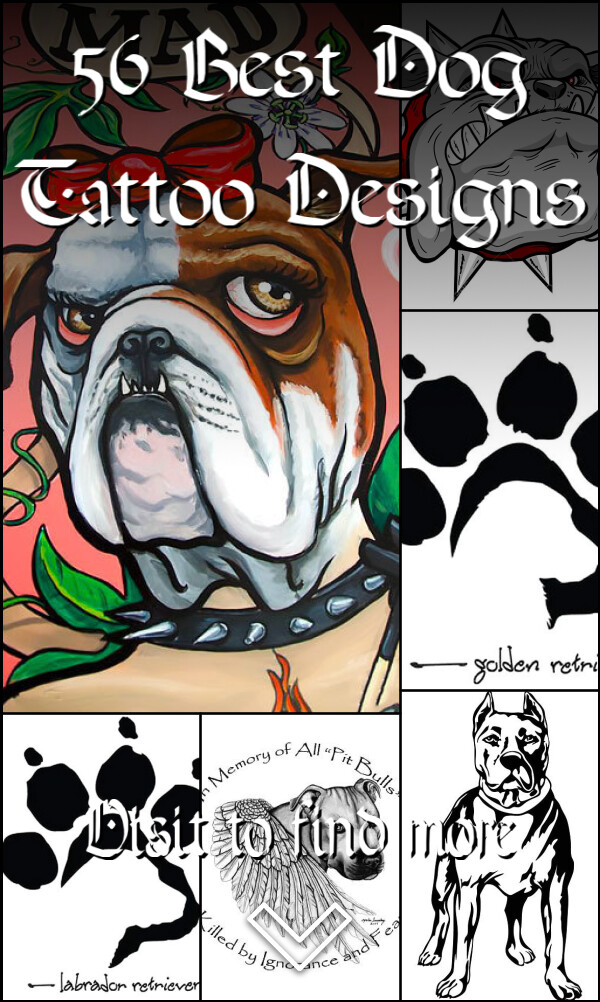 56 Best Dog Tattoo Designs