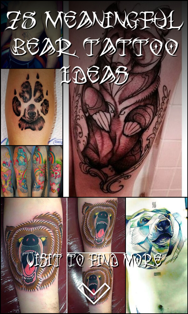 78 Meaningful Bear Tattoo Ideas