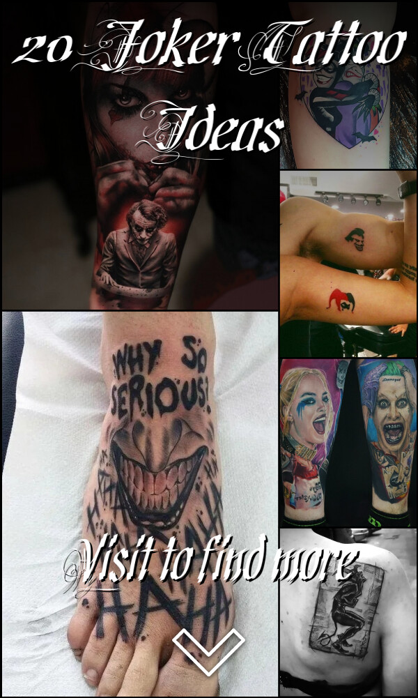 20 Joker Tattoo Ideas