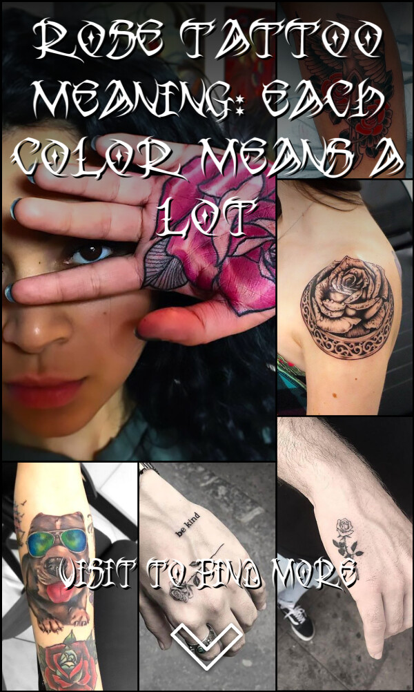 Rose Tattoo Meaning: Each Color Means a Lot