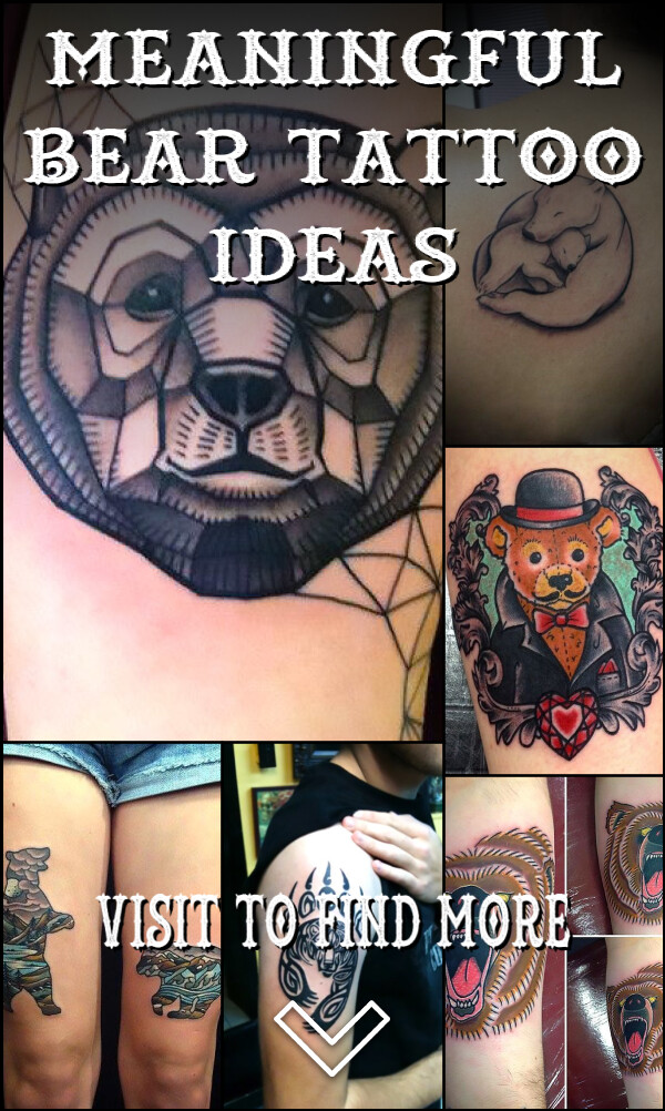 78 Meaningful Bear Tattoo Ideas