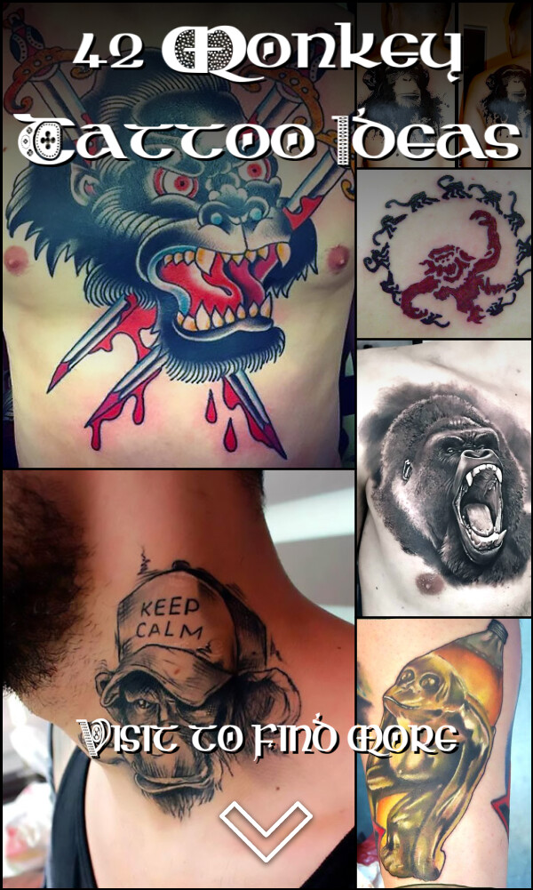 42 Monkey Tattoo Ideas