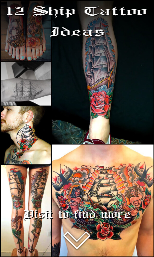 12 Ship Tattoo Ideas