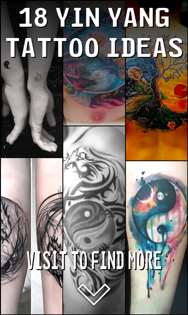 18 Yin Yang Tattoo Ideas