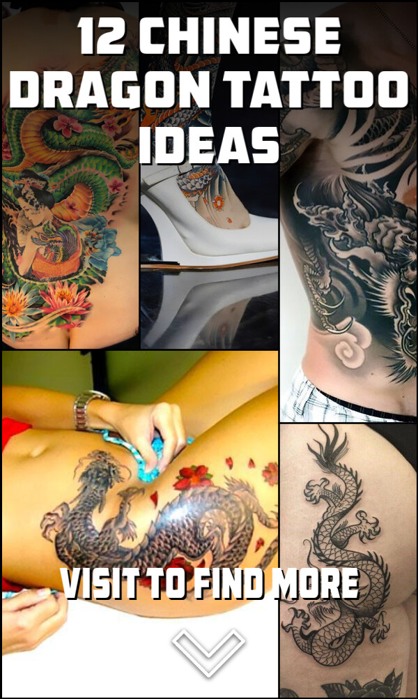 12 Chinese Dragon Tattoo Ideas