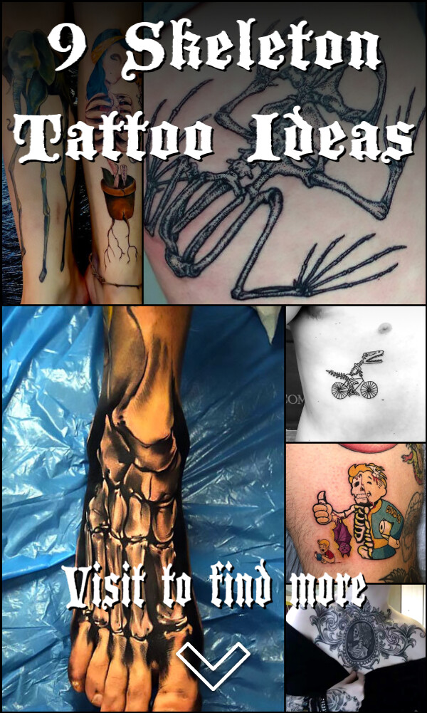 9 Skeleton Tattoo Ideas