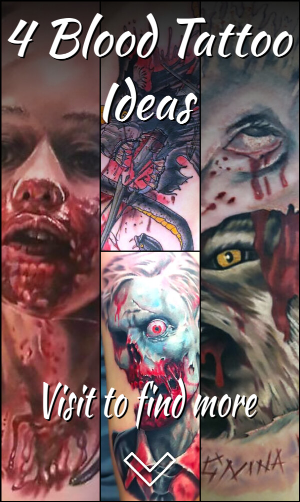 4 Blood Tattoo Ideas