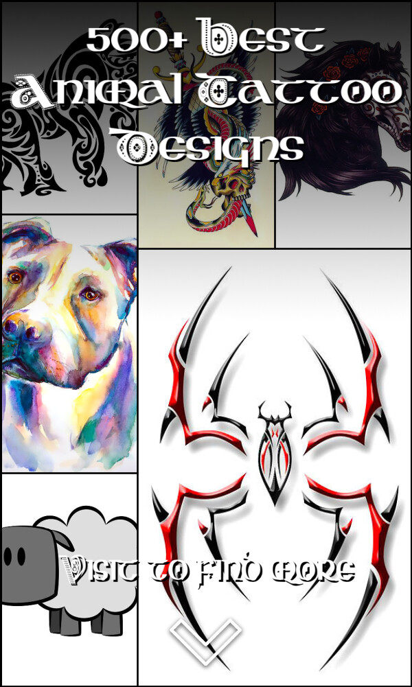 500+ Best Animal Tattoo Designs