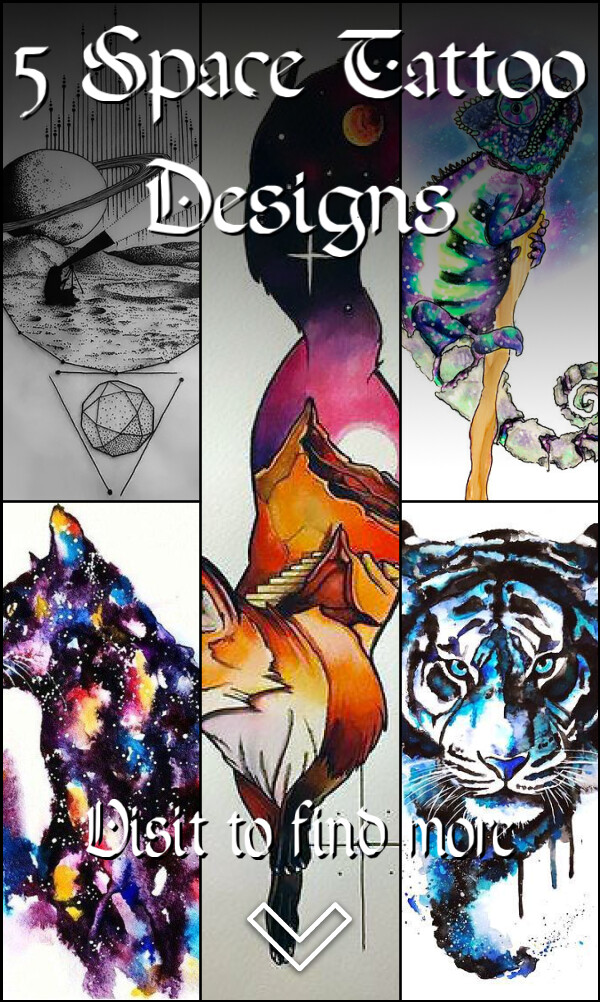 5 Space Tattoo Designs