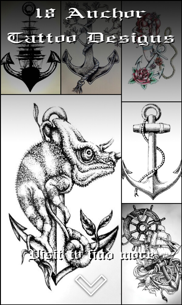 18 Anchor Tattoo Designs