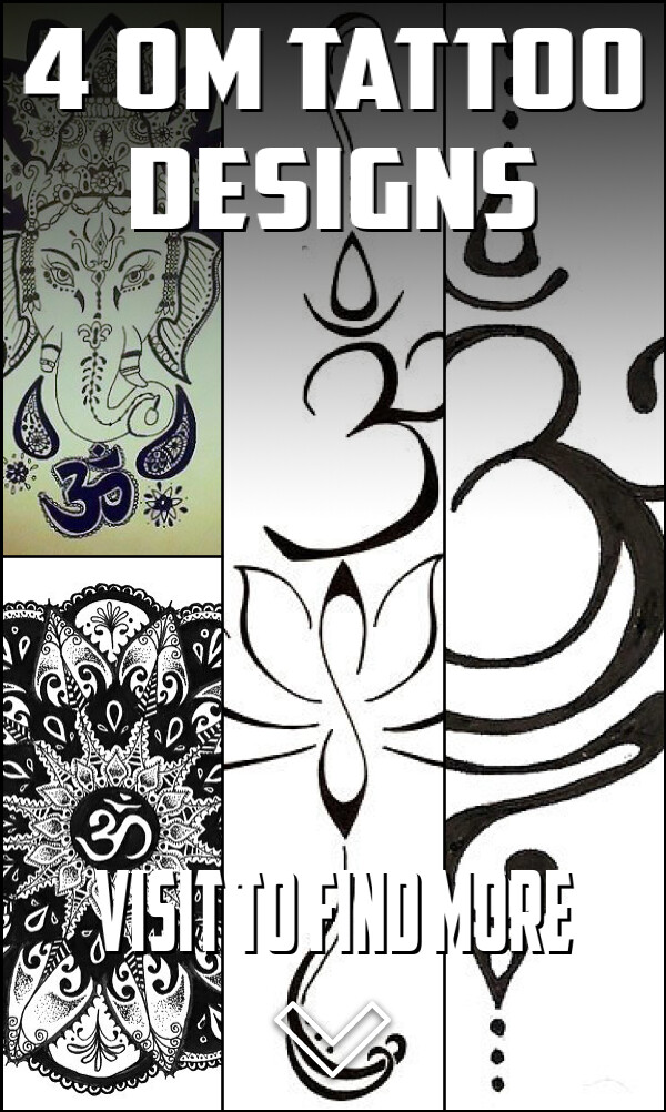 4 Om Tattoo Designs