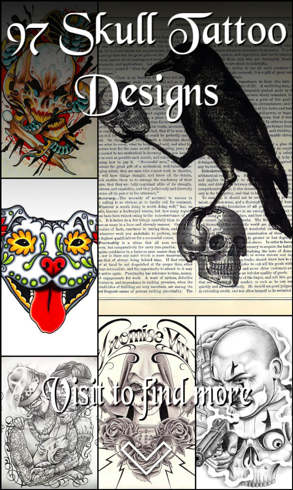 97 Skull Tattoo Designs