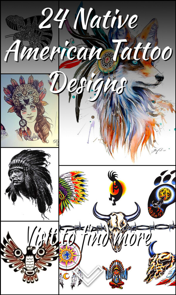 24 Native American Tattoo Designs