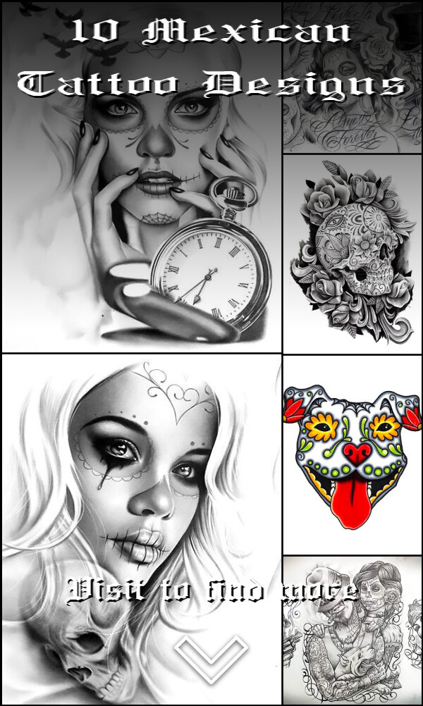 10 Mexican Tattoo Designs