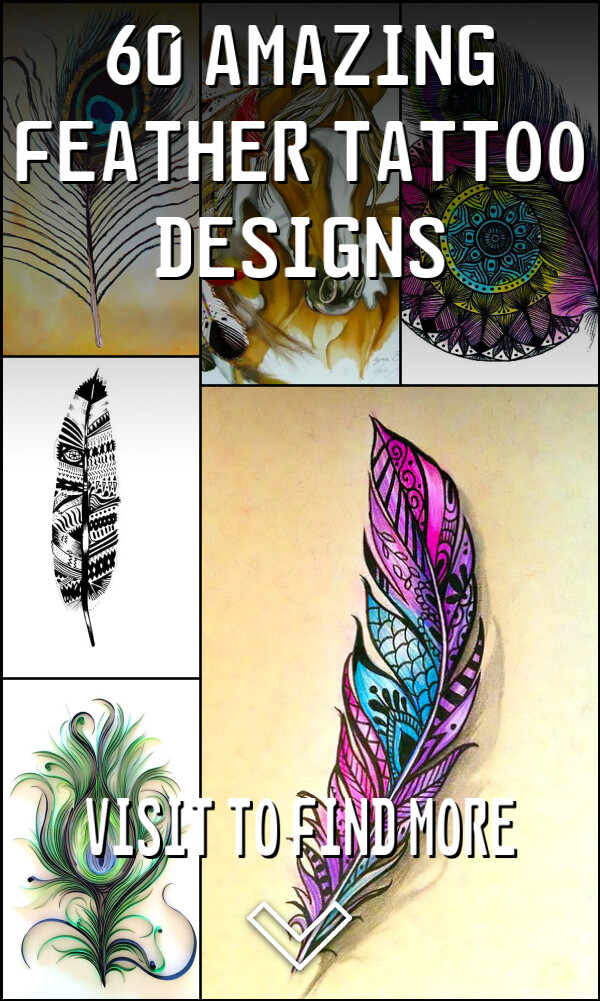 60 Amazing Feather Tattoo Designs