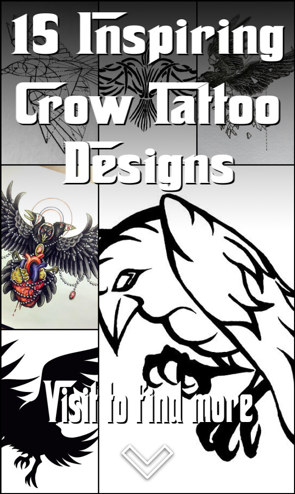 15 Inspiring Crow Tattoo Designs