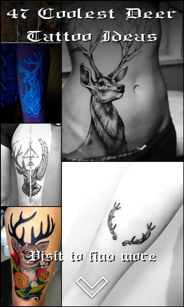47 Coolest Deer Tattoo Ideas