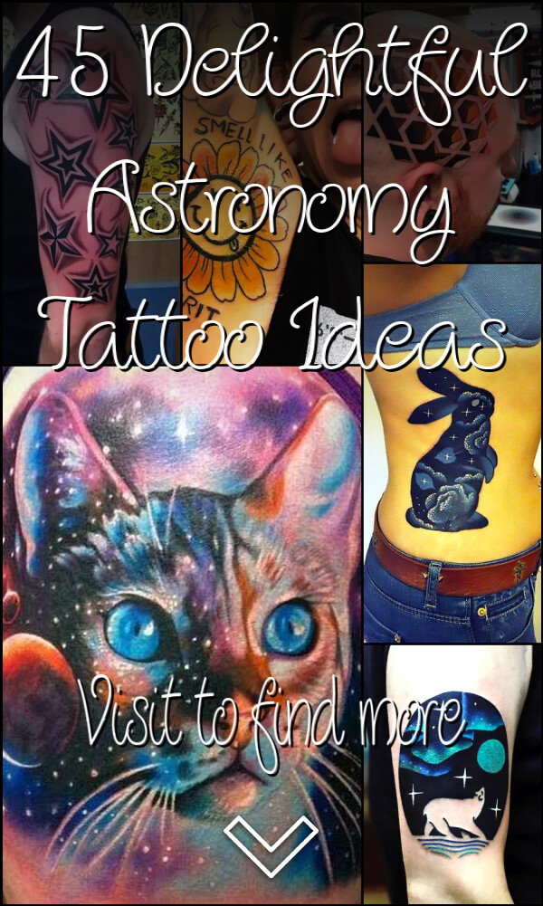 45 Delightful Astronomy Tattoo Ideas
