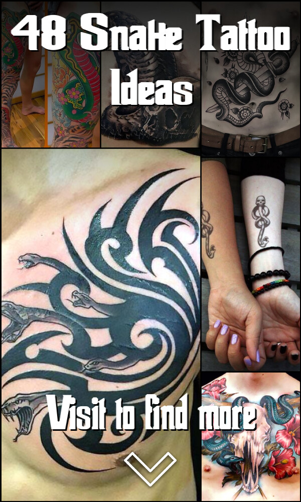 48 Snake Tattoo Ideas
