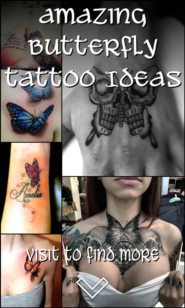 Amazing Butterfly Tattoo Ideas