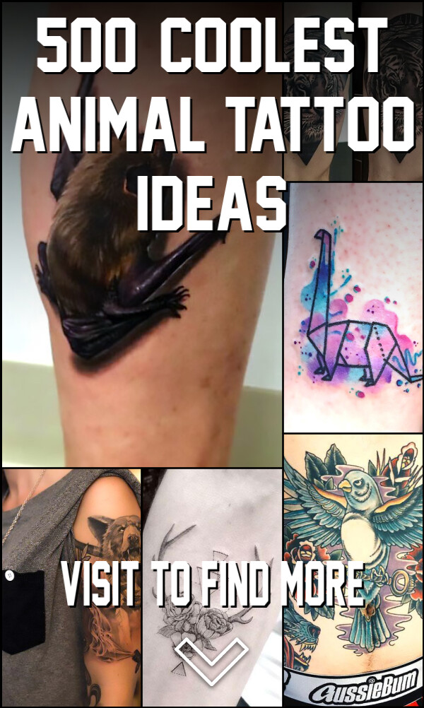 500+ Coolest Animal Tattoo Ideas