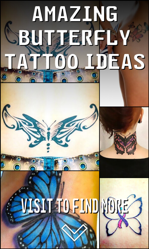 Amazing Butterfly Tattoo Ideas