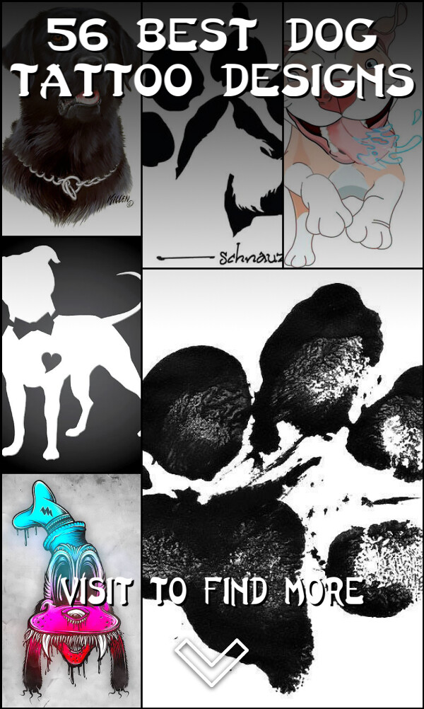 56 Best Dog Tattoo Designs