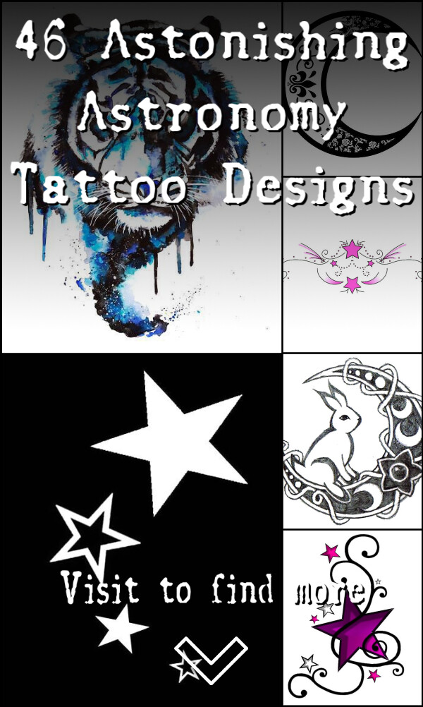 46 Astonishing Astronomy Tattoo Designs