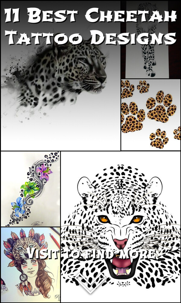 11 Best Cheetah Tattoo Designs