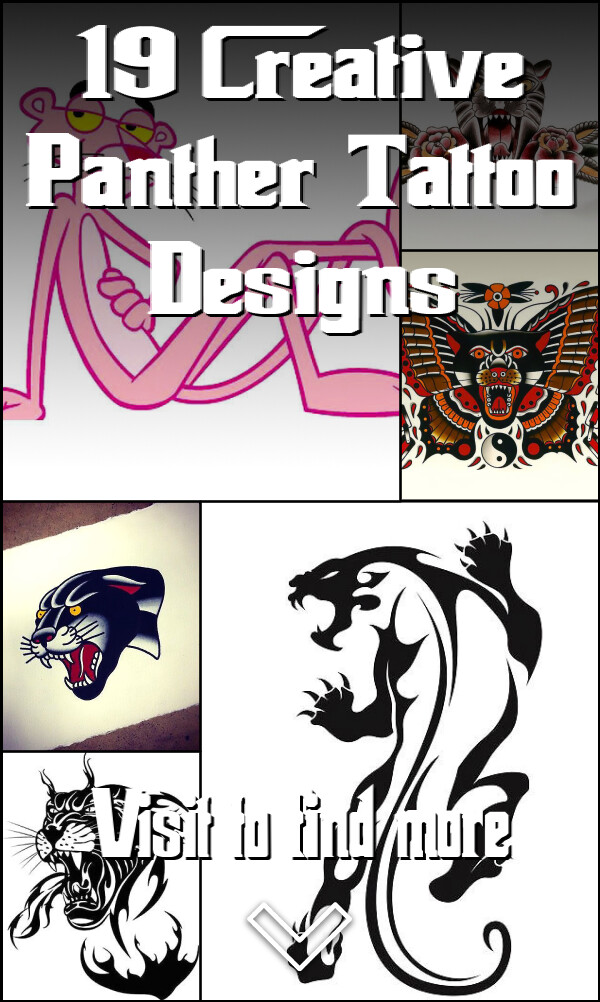 19 Creative Panther Tattoo Designs