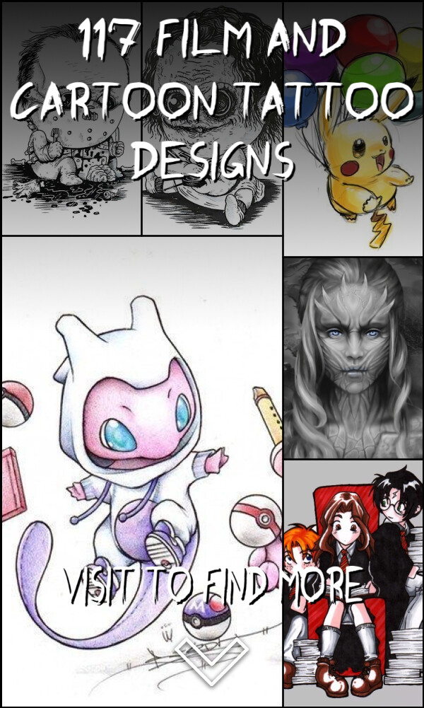 117 Film and Cartoon Tattoo Designs