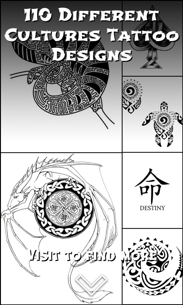 110 Different Cultures Tattoo Designs