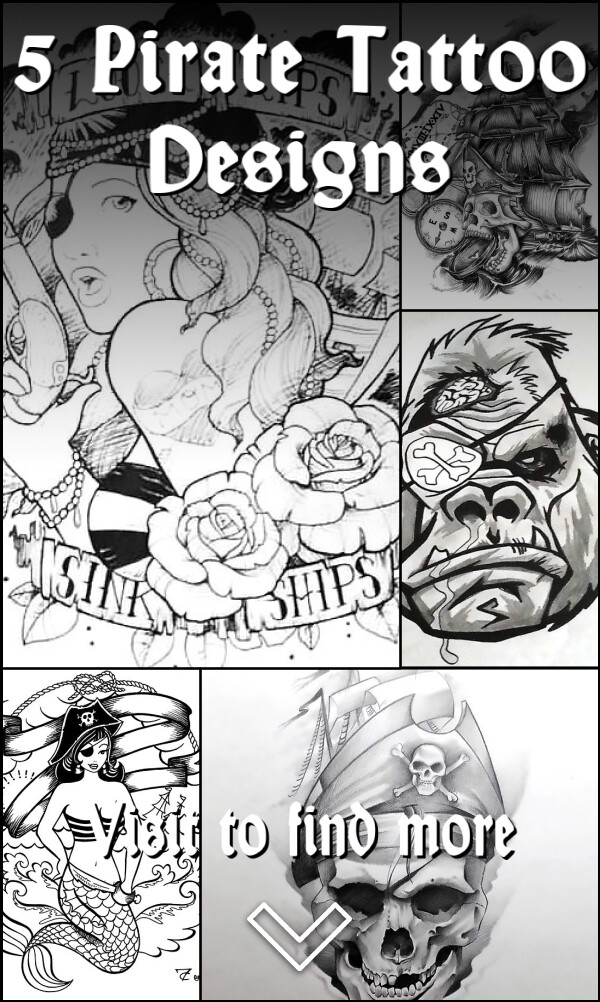 5 Pirate Tattoo Designs