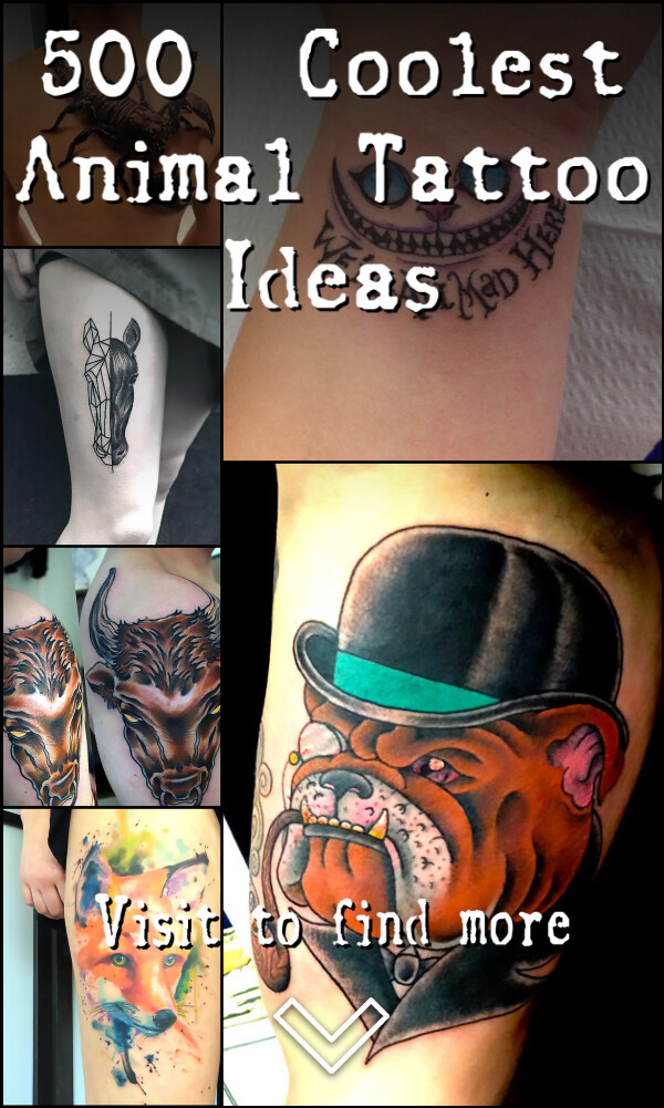 500+ Coolest Animal Tattoo Ideas