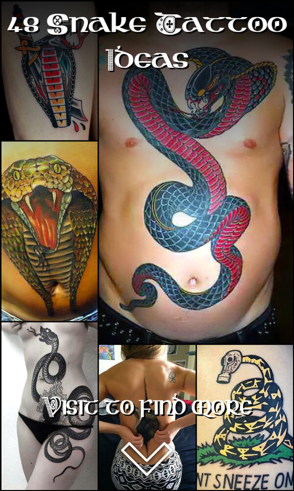 48 Snake Tattoo Ideas